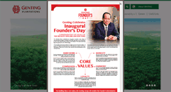 Desktop Screenshot of gentingplantations.com